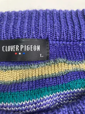 CLOVER PIGEON/ニット/セーター/トップス/パープル/L