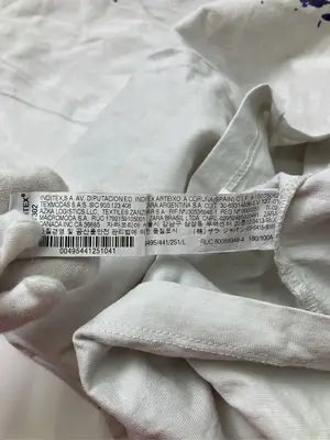 ZARA/ザラ/Tシャツ/カットソー/トップス/ホワイト/USA L