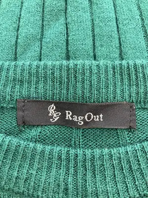 Rag Out/ラグアウト/ニット/セーター/トップス/グリーン/M
