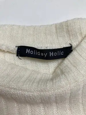 Holiday Holic/ホリデーホリック/Tシャツ/カットソー/トップス/アイボリー/L