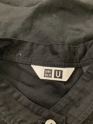 UNIQLO U/ユニクロユー/シャツ/ブラウス/トップス/ブラック/M