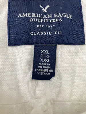 American Eagle Outfitters/アメリカンイーグルアウトフィッターズ/シャツ/ブラウス/トップス/ホワイト/XXL