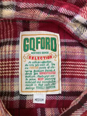GQ.FORD/シャツ/ブラウス/トップス/レッド/MEDIUM