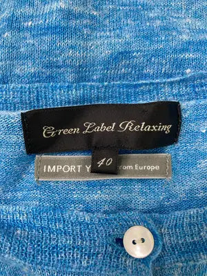 green label relaxing/グリーンレーベルリラクシング/カーディガン/ボレロ/トップス/スカイブルー/40