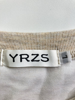 YRZS/Tシャツ/カットソー/トップス/ベージュ/L