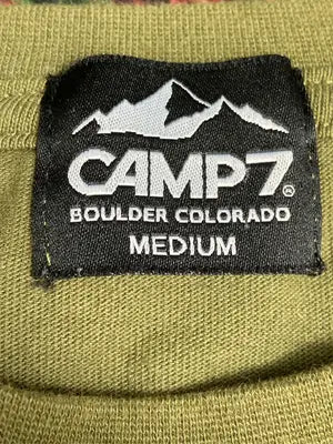 CAMP7/キャンプセブン/Tシャツ/カットソー/トップス/カーキ/M