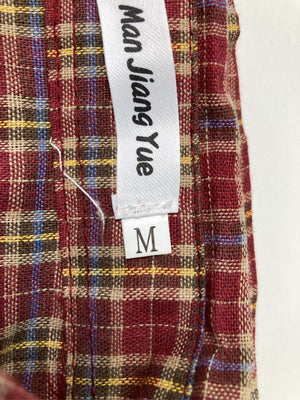 Man Jiang Yue/シャツ/ブラウス/トップス/レッド/M