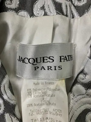 JACQUES FATH/セットアップ/ジャケット/アウター/シルバー/38