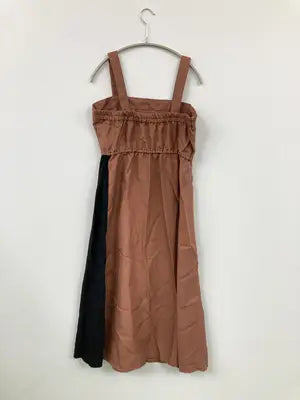 ワンピース/ワンピース/ドレス/ブラウン/L