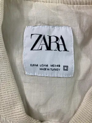 ZARA/ザラ/ナイロンジャケット/ジャケット/アウター/アイボリー/EUR M