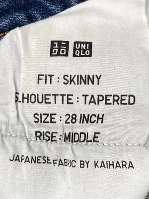 UNIQLO/ユニクロ/デニムパンツ/パンツ/ブルー/28inch (71cm)