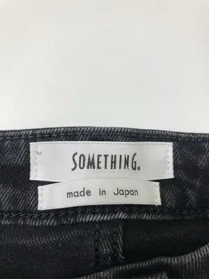 SOMETHING/サムシング/デニムパンツ/パンツ/ブラック/28