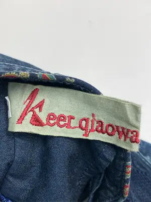 Keer qiaowa/ワンピース/ワンピース/ドレス/ブルー/S