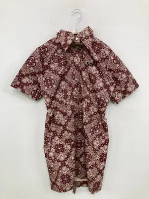 SCULPTOR/スカルプター/シャツワンピース/ワンピース/ドレス/レッド/M