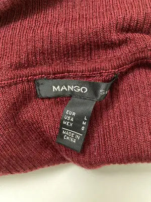 MANGO/マンゴ/ニット/セーター/トップス/レッド/USA M