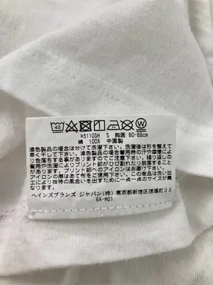 Hanes/ヘインズ/Tシャツ/カットソー/トップス/ホワイト/S