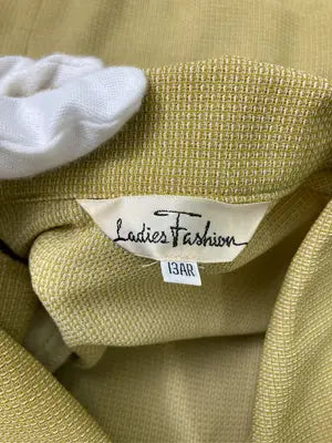 Ladies Fashion/セットアップ/ジャケット/アウター/イエロー/13AR
