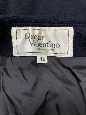 Oscar Valentino/ノーカラーコート/ジャケット/アウター/ブラック/42