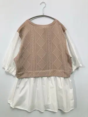 Lutique/ルティーク/Tシャツ/カットソー/トップス/ブラウン/4L   バスト107～115   身長154～162
