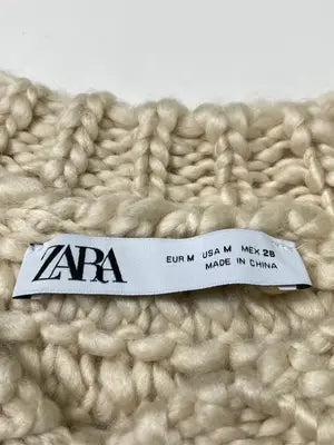 ZARA/ザラ/ベスト/トップス/ベージュ/USA M