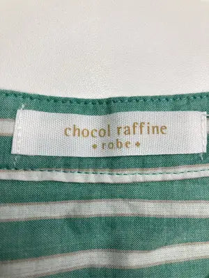 chocol raffine/ショコラフィネ/シャツ/ブラウス/トップス/グリーン/F