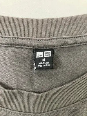 UNIQLO/ユニクロ/Tシャツ/カットソー/トップス/グレー/M