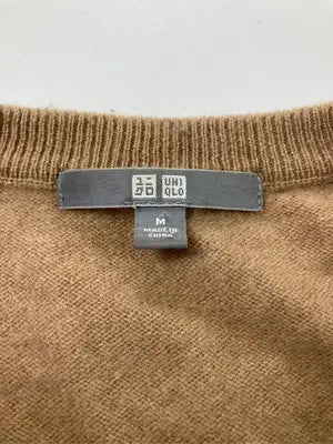 UNIQLO/ユニクロ/ニット/セーター/トップス/ベージュ/M