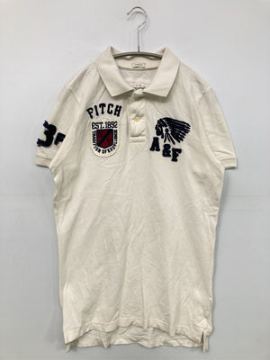 Abercrombie&Fitch/アバクロンビーアンドフィッチ/ポロシャツ/トップス/ホワイト/S