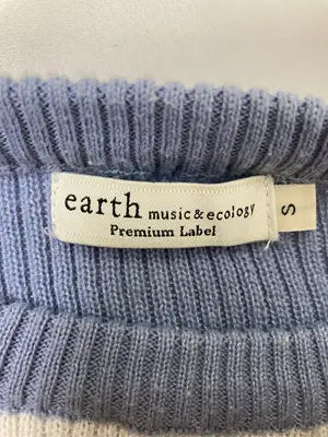 earth music&ecology/アースミュージックアンドエコロジー/ニット/セーター/トップス/スカイブルー/S