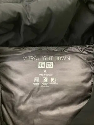 UNIQLO/ユニクロ/ダウンジャケット/コート/ジャケット/アウター/ブラック/XL