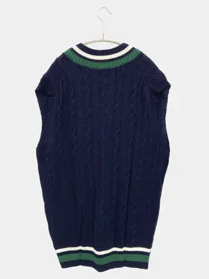 UNIQLO JW Anderson/ユニクロジェイダブリューアンダーソン/ベスト/トップス/ネイビー/L