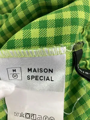 MAISON SPECIAL/メゾンスペシャル/スラックス/パンツ/ライトグリーン/M
