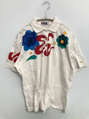 FILA/フィラ/ポロシャツ/トップス/ホワイト