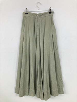 YANUK/ヤヌーク/ロングスカート/スカート/ライトグリーン/XS