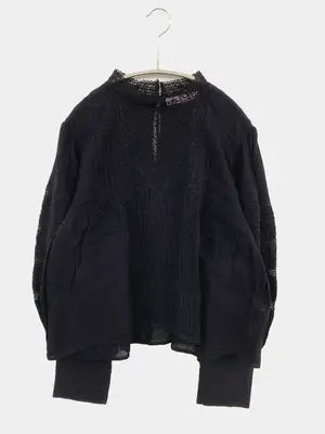 ZARA/ザラ/シャツ/ブラウス/トップス/ブラック/USA M