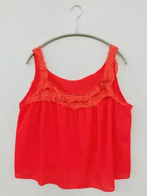 movie star/タンクトップ/トップス/レッド/L