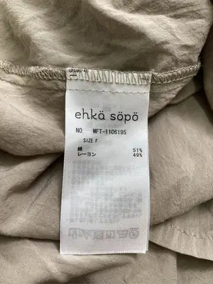 ehka sopo/エヘカソポ/シャツワンピース/ワンピース/ドレス/ベージュ/F