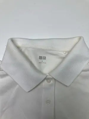 UNIQLO/ユニクロ/ポロシャツ/トップス/ホワイト/S