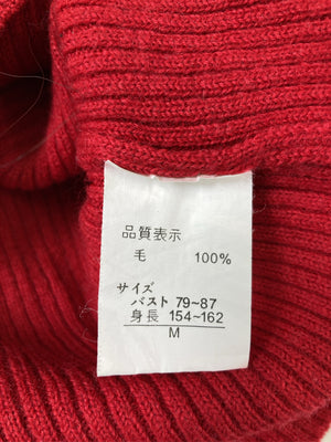 VIN ROUGE/ニット/セーター/トップス/レッド/M