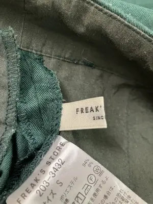 FREAK'S STORE/フリークスストア/スラックス/パンツ/グリーン/S