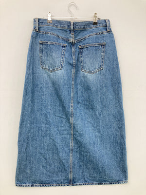 UNIQLO/ユニクロ/デニムスカート/スカート/ブルー/ウエスト70cm　ヒップ97cm