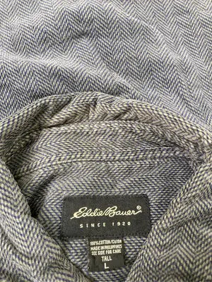 Eddie Bauer/エディーバウアー/シャツ/ブラウス/トップス/グレー/L