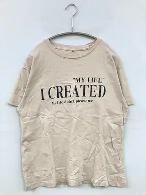 Tシャツ/カットソー/トップス/ベージュ/M