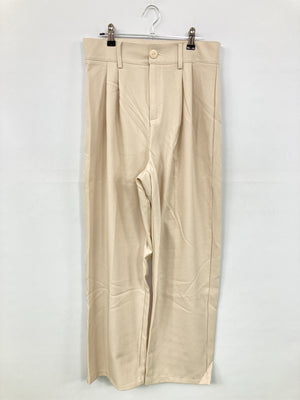 me+em select/ミームセレクト/スラックス/パンツ/アイボリー/XL