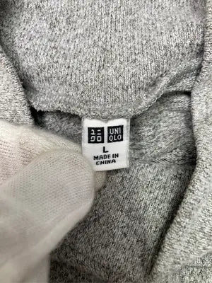 UNIQLO/ユニクロ/Tシャツ/カットソー/トップス/グレー/L