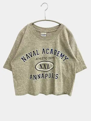 NAVAL ACADEMY/Tシャツ/カットソー/トップス/グレー/MEDIUM