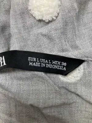 ZARA/ザラ/Tシャツ/カットソー/トップス/グレー/EUR L