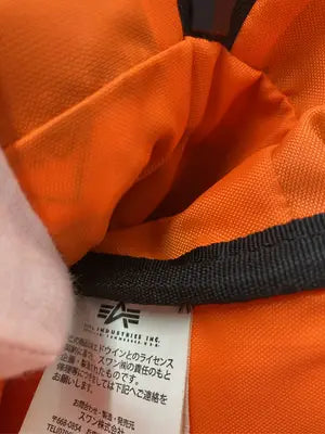 ALPHA INDUSTRIES/アルファインダストリーズ/バックパック/リュック/バッグ/ブラック