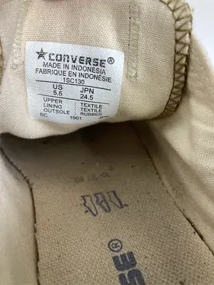 CONVERSE/コンバース/スニーカー/シューズ/ベージュ/24.5