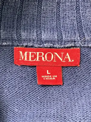 MERONA/メローナ/ニット/セーター/トップス/ネイビー/L